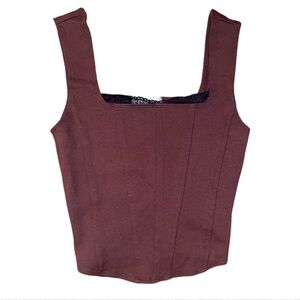 Brown Corset Top